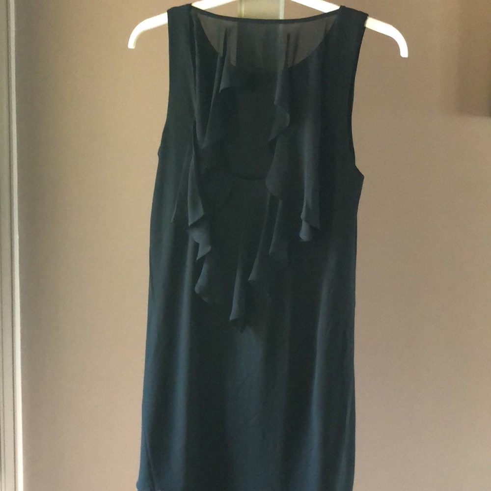 Little black dress see ruffled back